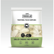 Sam's Pierogi Vareniki Grilled Cabbage & Mushrooms Frozen 800g