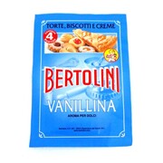Bertolini Pure Vanillin for Sweets 2g (4 Sachets x 0.5g) / Vanillina Per Dolci