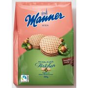 Manner Wafers Cocoa & Hazelnut Cream 400g / Tartlets