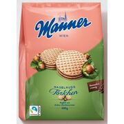 Manner Wafer Cocoa & Hazelnut Cream Tartlets 400g