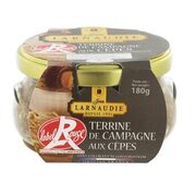 Jean Larnaudie Farmhouse Pate w/Porcini Jar 180g / Terrine De Campagne