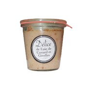 Loste Foie Gras w/Chanterelles Jar 200g / Foie Gras Delice Girolles