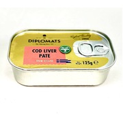 Diplomats Cod Liver Pate Tinned 125g