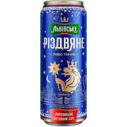 Lviv Rizdvyane Dark Beer Lager Can 480ml