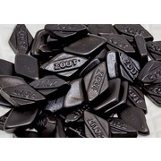 K&H Dutch Licorice Medium Diamonds Loose 250g / Salty & Medium Soft / Schuinzout