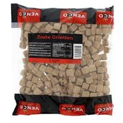 Venco Licorice Sugar Coated Salmiak Cubes Zoute Griotten Box 6kg (6x1kg)