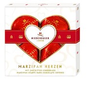 Niederegger Hearts Marzipan Dark Chocolate Gift Box 50g