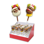 MartiChoc Chocolate Lollipop Santa or Raindeer Face 20g