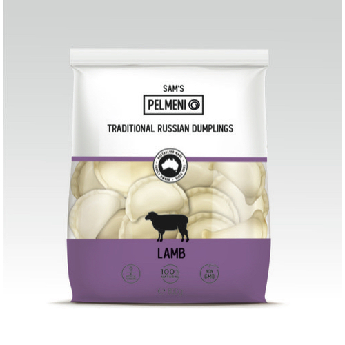Sam's Pelmeni Russian Dumplings Lamb Frozen 800g
