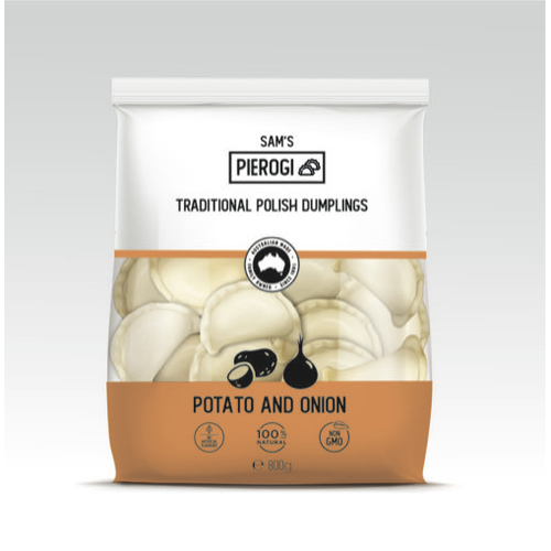 Sam's Pierogi Vareniki Potato and Onion Frozen 800g