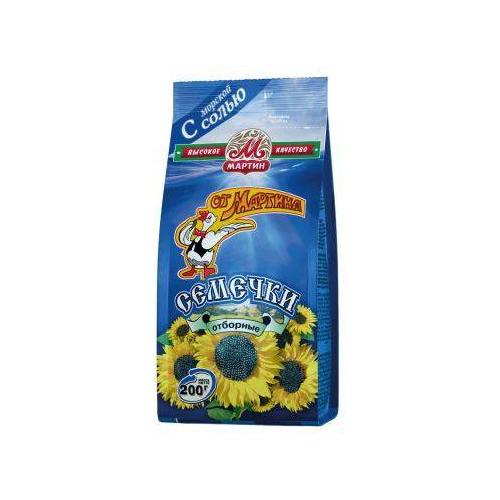 Martin Sunflower Seeds Roasted Salted 200g
