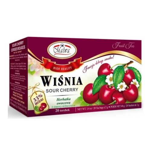 Malwa Fruit Tea Sour Cherry 20tb 40g