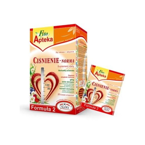 Malwa Fito Apteka Herbal Tea Formula 2 Steady Blood Pressure 40g / Cisnienie Norma