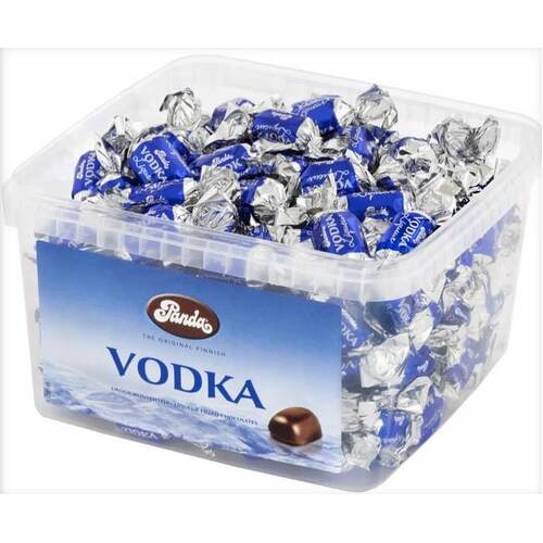Panda Real Vodka Filled Chocolates TUB 1.3kg