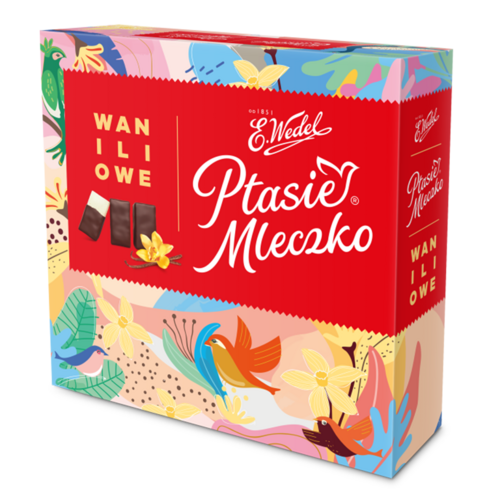 Wedel Marshmallow Glazed Vanilla 340g / Ptasie Mleczko Waniliowe