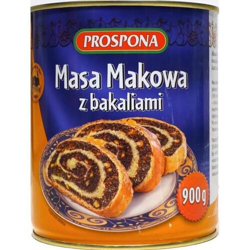Prospona Poppy Seed Filling 900g / Masa Makowa z Bakaliami