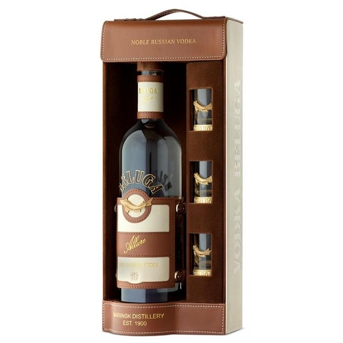 Beluga Allure Vodka 0.7L Gift Leather Pack