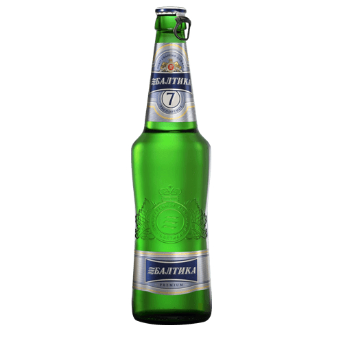 Baltika 7 Lager  Beer Premium Bottle 0.47L
