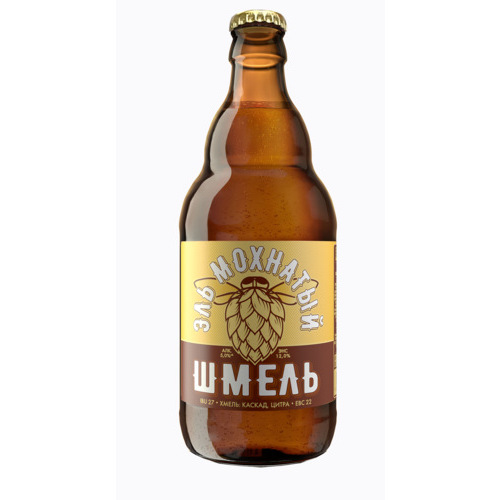 MosBrew White El Mokhnatiy Shmel Shaggy Bumblebee Beer 1L
