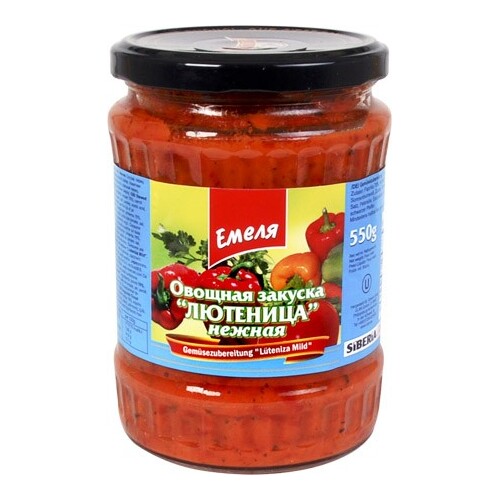 Emelya Vegetable Stew Lutenitsa Mild 550g