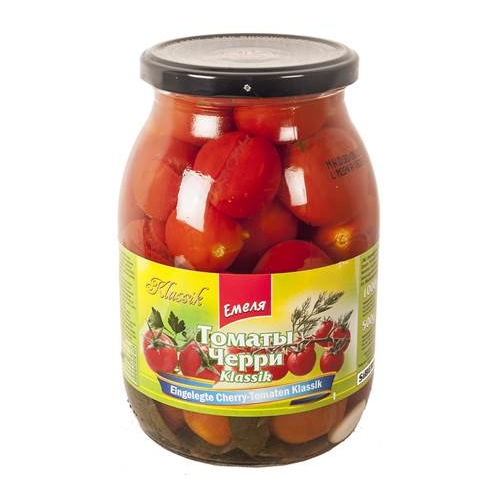 Emelya Cherry Tomatoes Pickled Hot 1000g