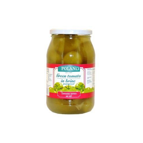 Polan Green Tomato in Brine 820g / Pickled Green Tomatoes