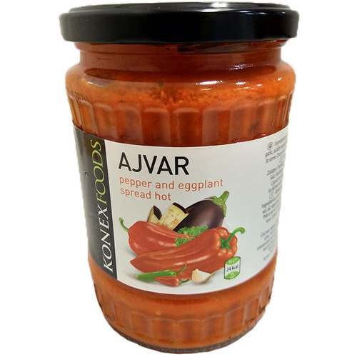 Konex Food Ajvar Pepper and Eggplant Spread Hot 550g