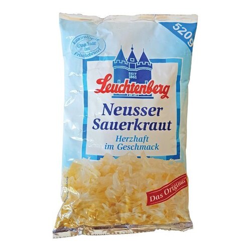 Leuchtenberg Sauerkraut Plain 520g / Neusser Art Das Original