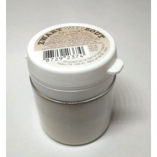 Van Vliet Liquorice Black & White Powder Salty 25g