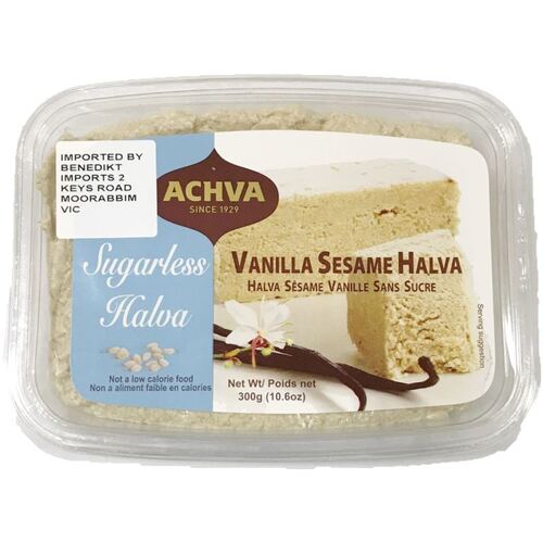 Achva Sesame Halva Vanilla 300g / Sugar Free