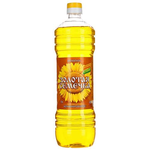 Golden Seed Sunflower Oil PET 1L / Cold Pressed Unrefined