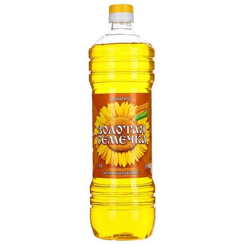 Golden Seed Sunflower Oil PET 1L / Cold Pressed Unrefined