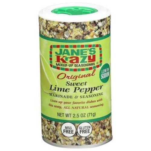 Jane's Krazy Sweet Lime Pepper MixedUp Seasoning 71g Jane's Krazy
