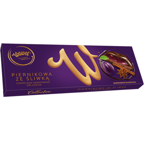 Wawel Gingerbread with Plum Filling Chocolate Block 300g
