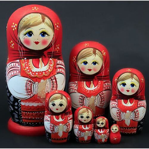 Matryoshka Nesting Dolls 7pc
