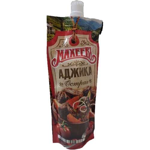 Maheev Adjika Hot Sauce Squezze Pack 140g