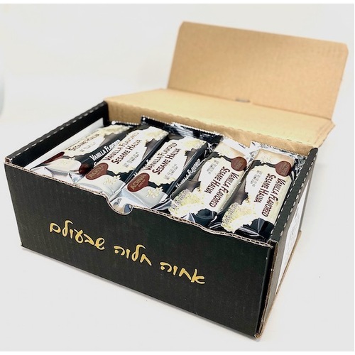 Achva Sesame Halva Bar Vanilla 100g / Box of 20