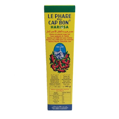 Le Phare du Cap bon Harissa Hot Red Chilli Peppers Paste 140g