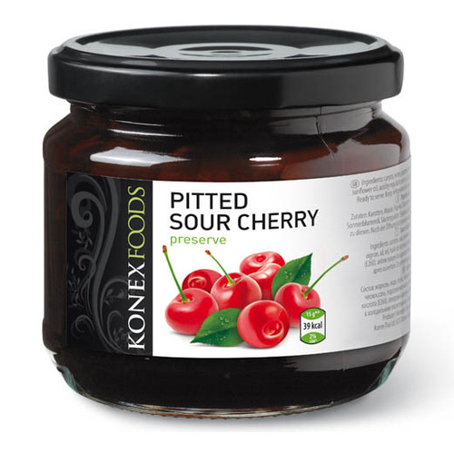 Konex Food Pitted Sour Cherry Preserve 460g