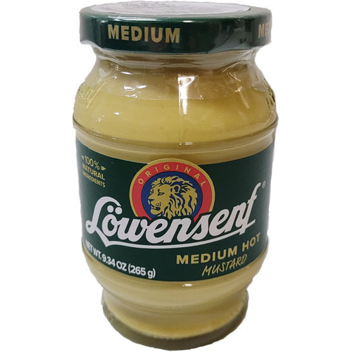 Lowensenf Mustard Medium Hot 265g