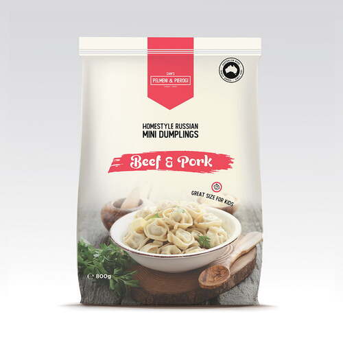 Sam's Pelmeni Homestyle Russian Mini Dumplings Beef & Pork Frozen 800g