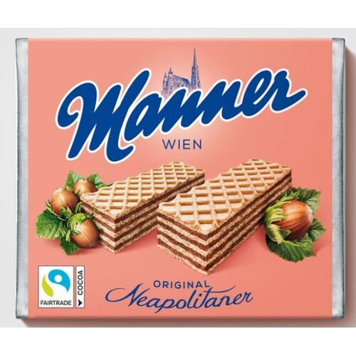 Manner Wafers Hazelnut 75g / Original Neapolitaner
