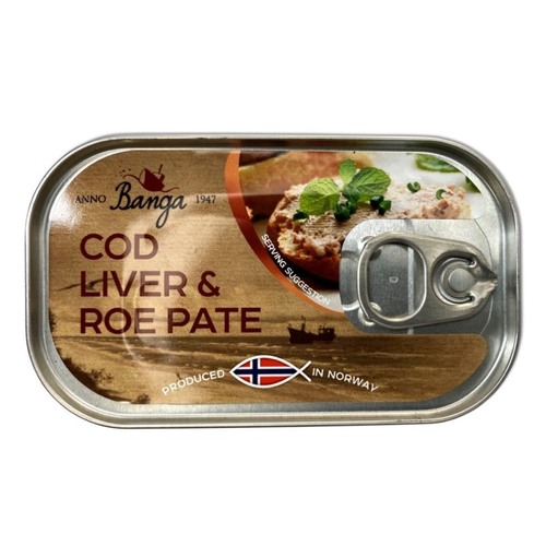 Banga Cod Liver and Roe Pate Canned 120g