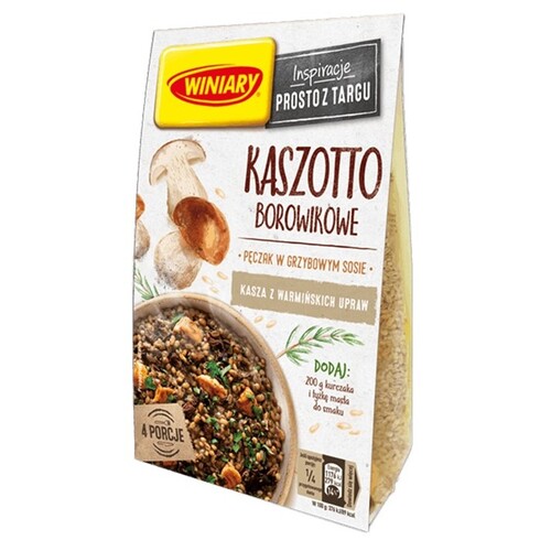 Winiary Pearl Barley w/Boletus Sauce 232g / Kaszotto Borowikowe