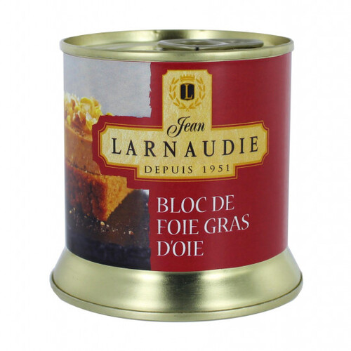 Jean Larnaudie Block of Foie Gras Goose Tin 200g / Bloc de Foie Gras d'Oie