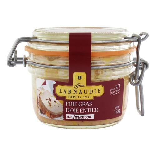Jean Larnaudie Foie Gras Whole Goose Jar 125g / Foie Gras d'Oie Entier