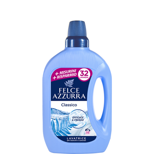 Felce Azzurra Washing Detergent Laundry Liquid 32 Washes Classic 1.595L