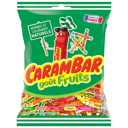 Carambar Fruit Sticks Bag 130g