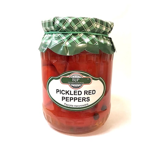 BJP Red Peppers Pickled 680g / Papryka Marynowana