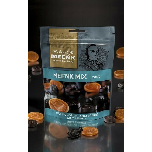Meenk Licorice Holland Mix Salt 225g / Zout